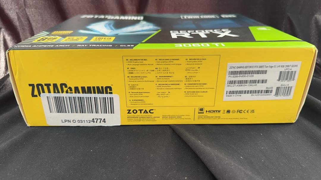グラフィックボード・グラボ・ビデオカード ZOTAC RTX  3060 TI