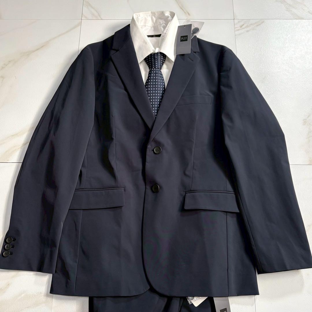 【新品未使用】プラステ 24SSプライムストレッチ スーツ M ネイビー