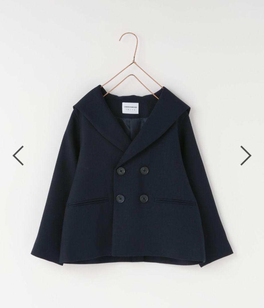 LOWRYSFARMSKIDS メランジツイルセーラージャケットハーフパンツ