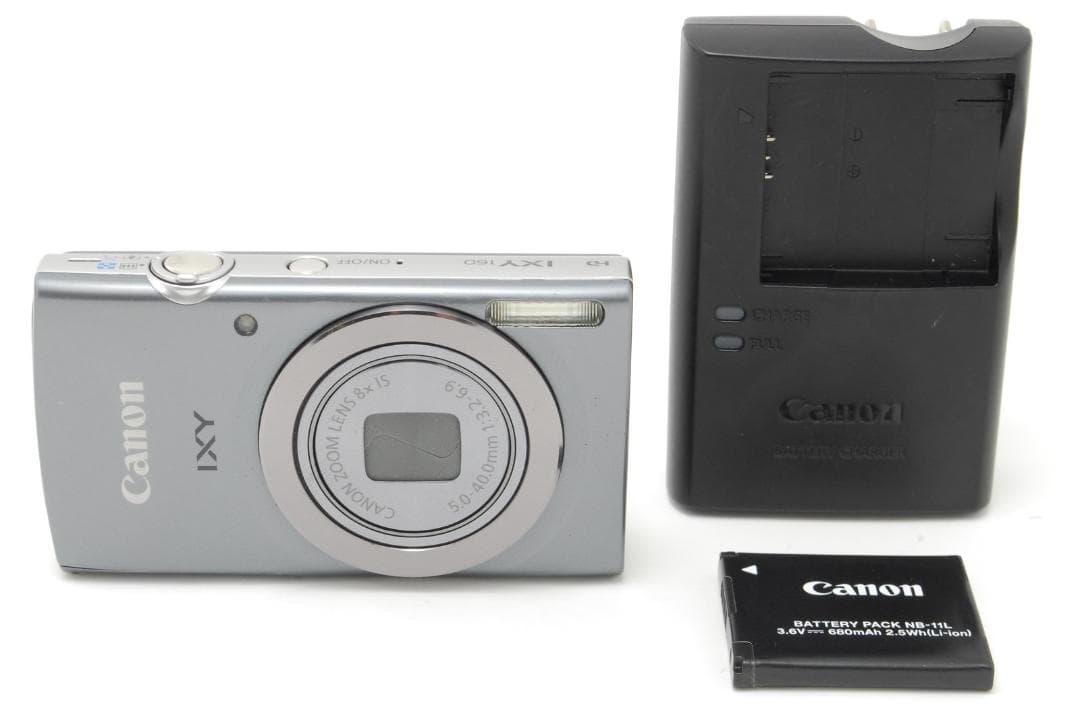 Canon IXY 160 グレー　コンパクトデジタルカメラ