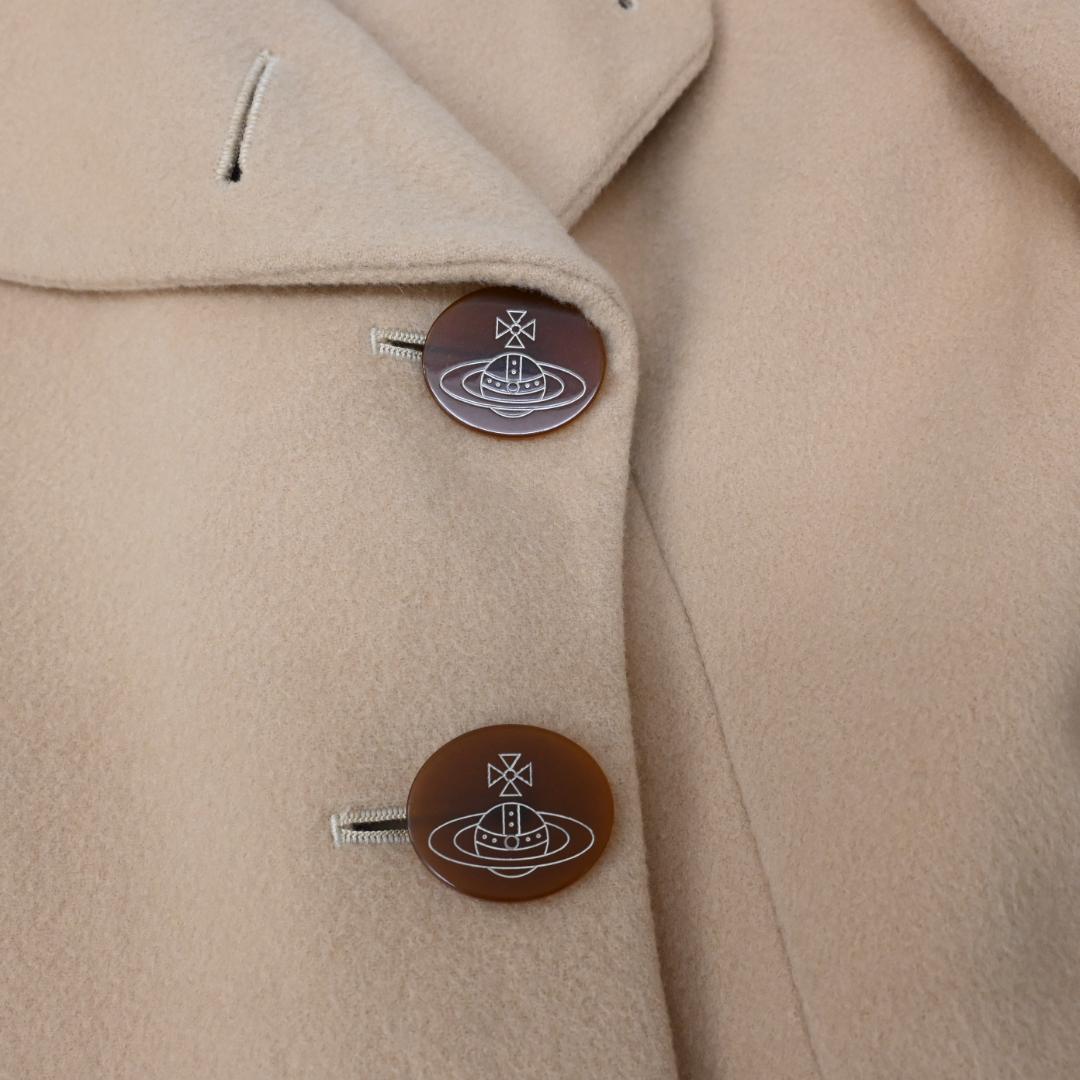 ■ 48494 ヴィヴィアンウエストウッドレッドレーベル 変形コート オーブ