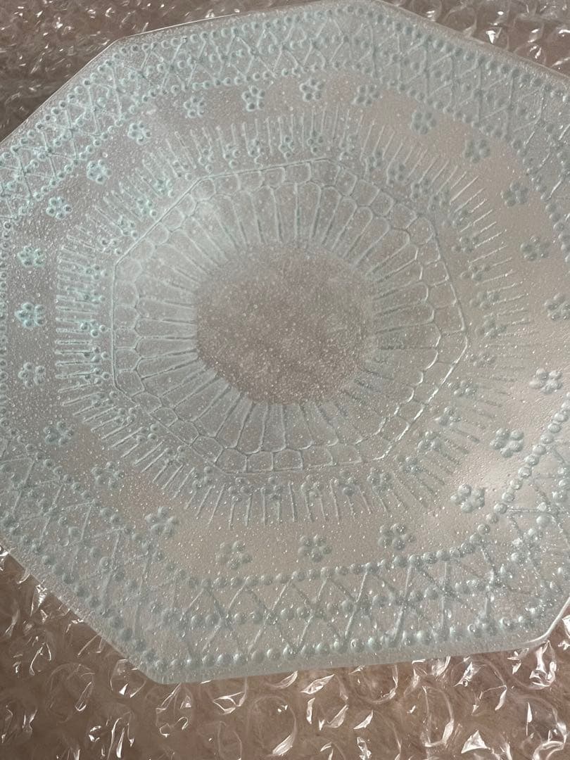 八角形浅鉢　水色　竹中悠記さん