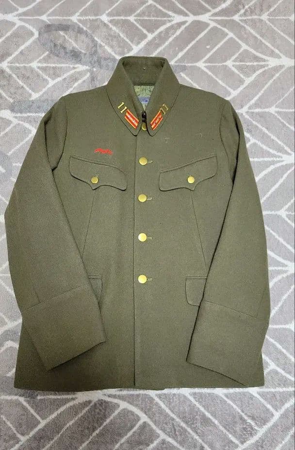 日本軍 陸軍 野狸製 昭和13年制式 将校軍衣 レプリカ 上着のみ 軍服 九八式