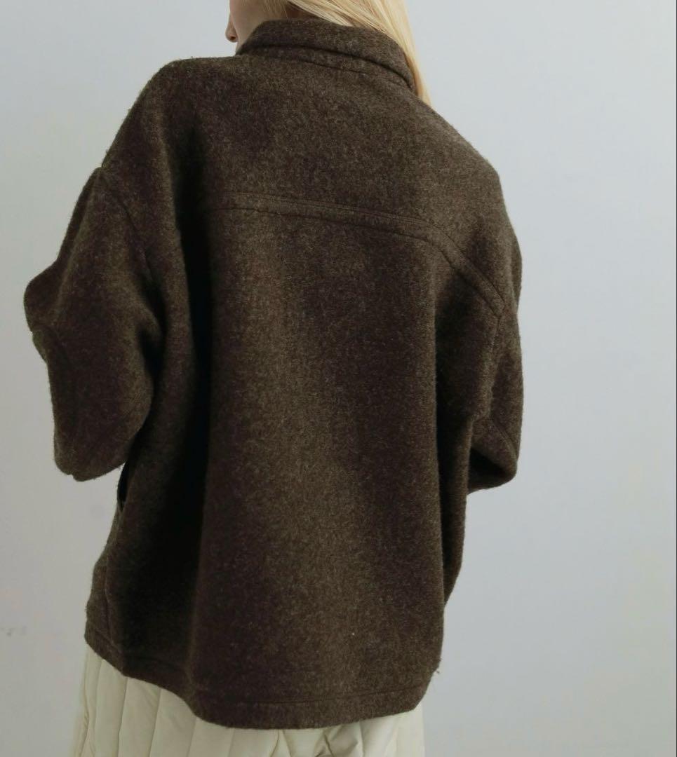 anuke アンヌーク　Sliver Zip Blouzon