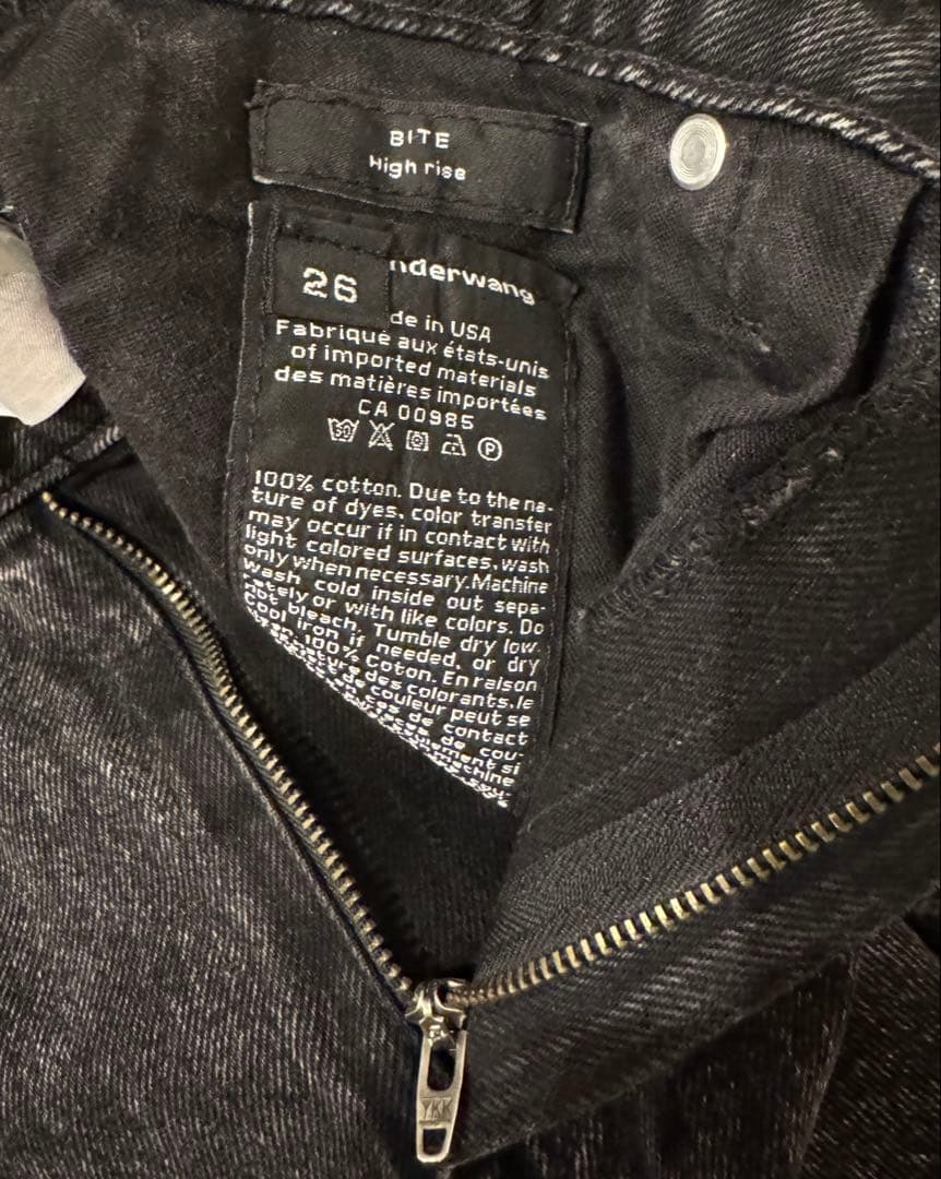 アレキサンダーワンBITE High Rise デニムショートパンツ