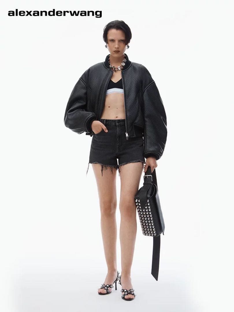 アレキサンダーワンBITE High Rise デニムショートパンツ