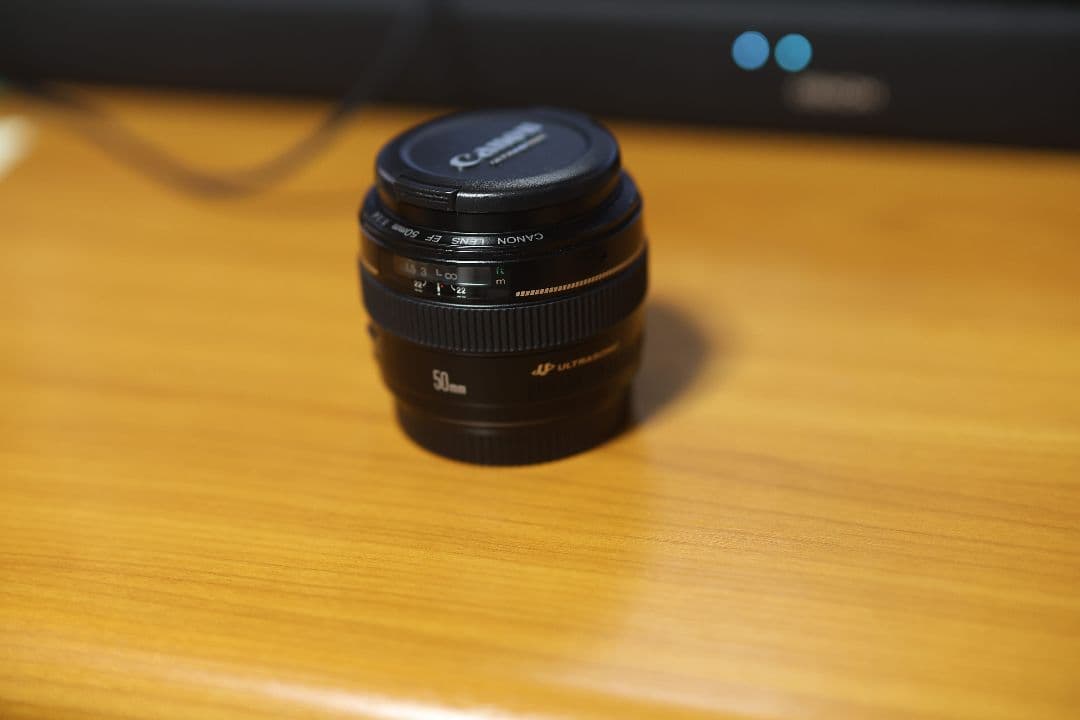 CANON EF 50mm f1.4USMフィルター付き