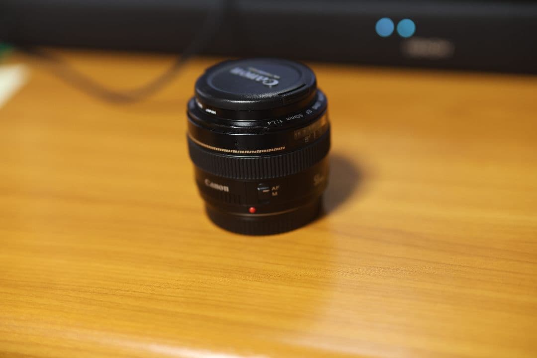 CANON EF 50mm f1.4USMフィルター付き