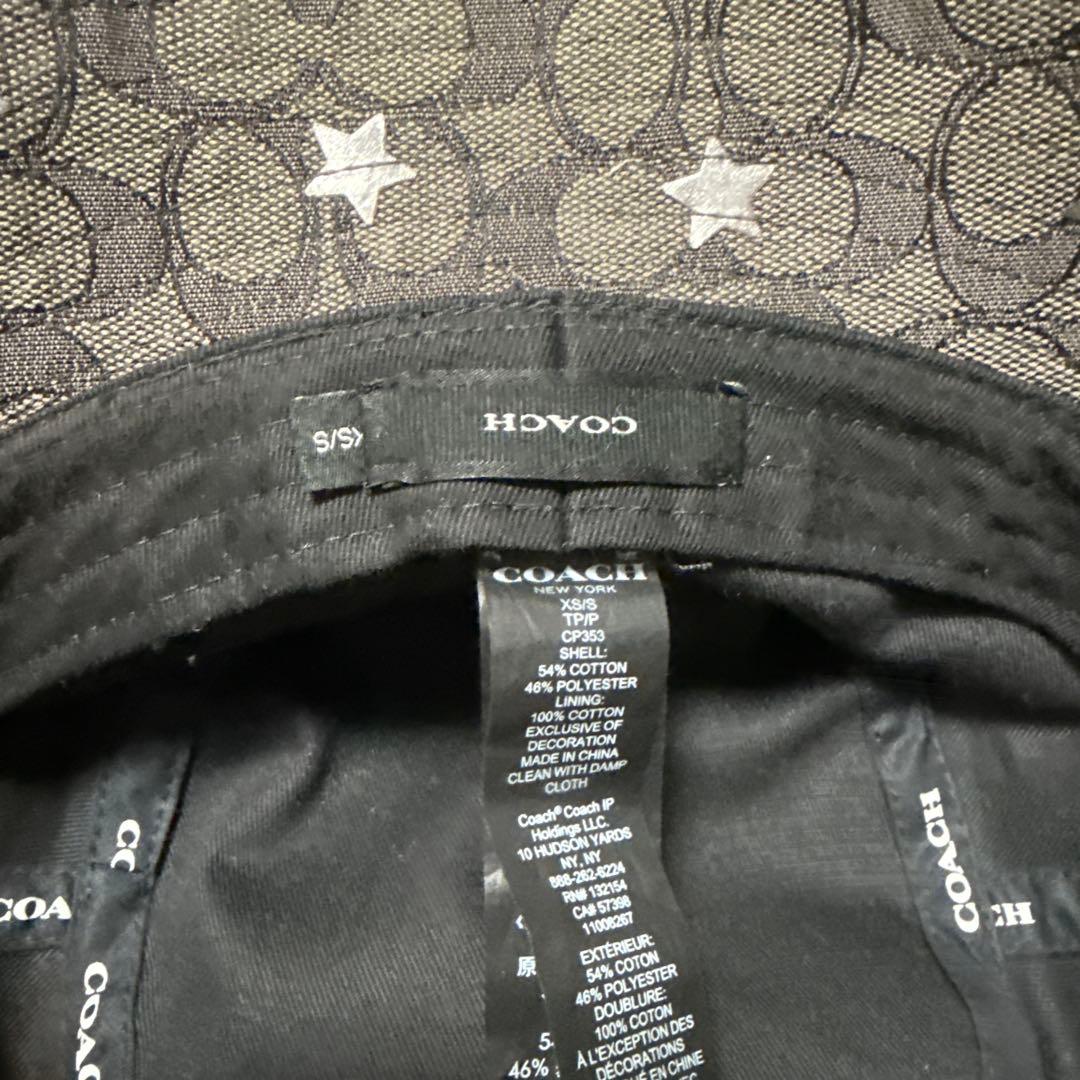 COACH バケットハット グレー S/M