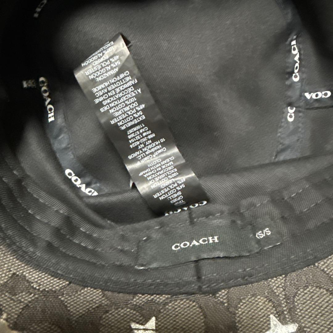 COACH バケットハット グレー S/M