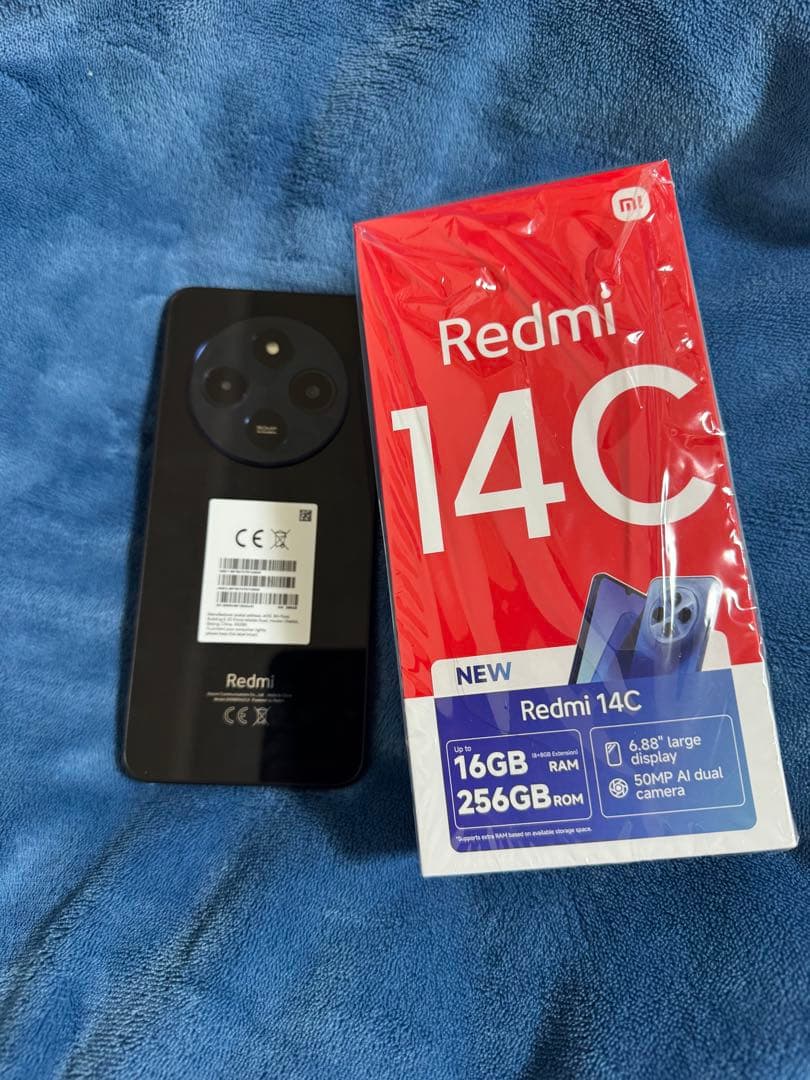 スマートフォン本体 Redmi 14C upto16GB RAM 256GB ROM