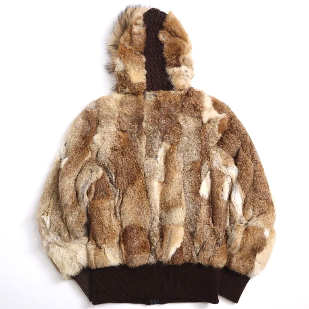 ジャケット・アウター Vintage y2k archive real fur zip hoodie
