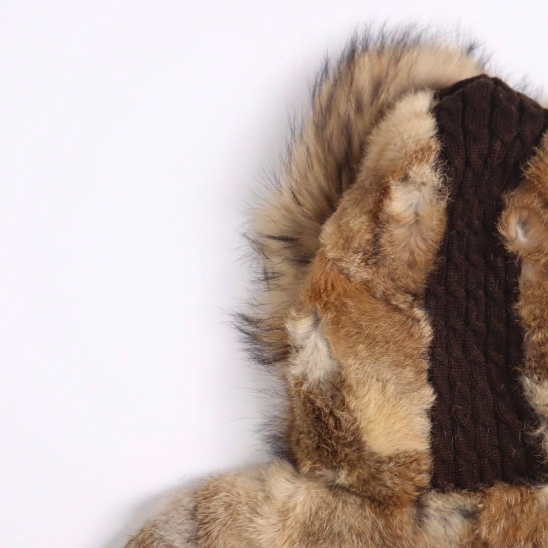 ジャケット・アウター Vintage y2k archive real fur zip hoodie