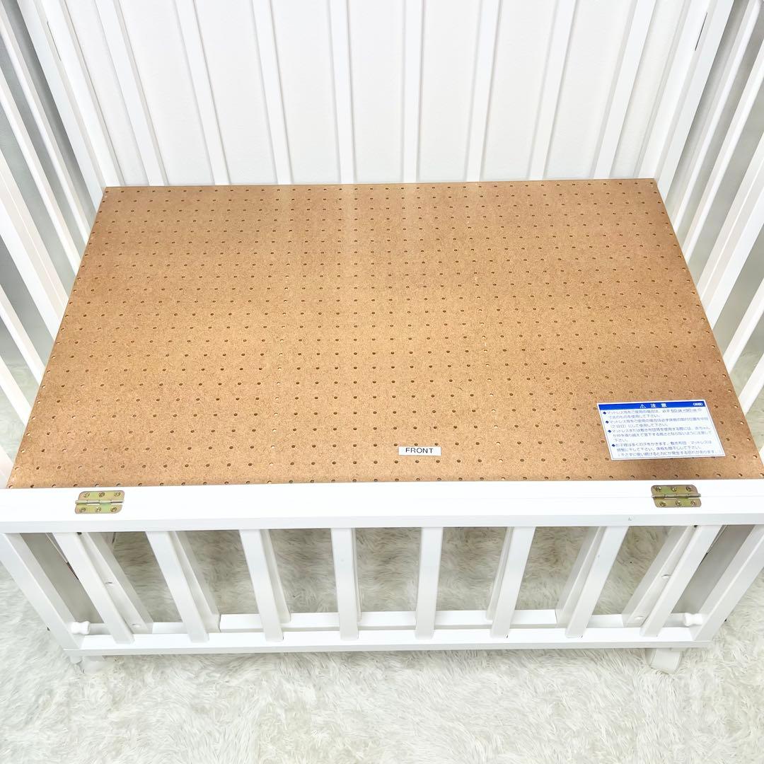極美品 送料無料 KATOJI ミニベッド 折り畳み ホワイト 02700