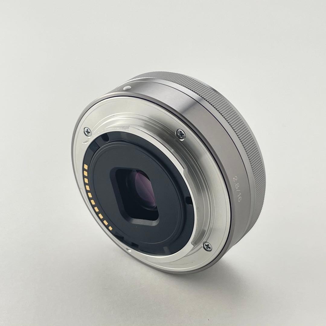 【美品・返品保証 】Sony SEL16F28 単焦点 パンケーキレンズ