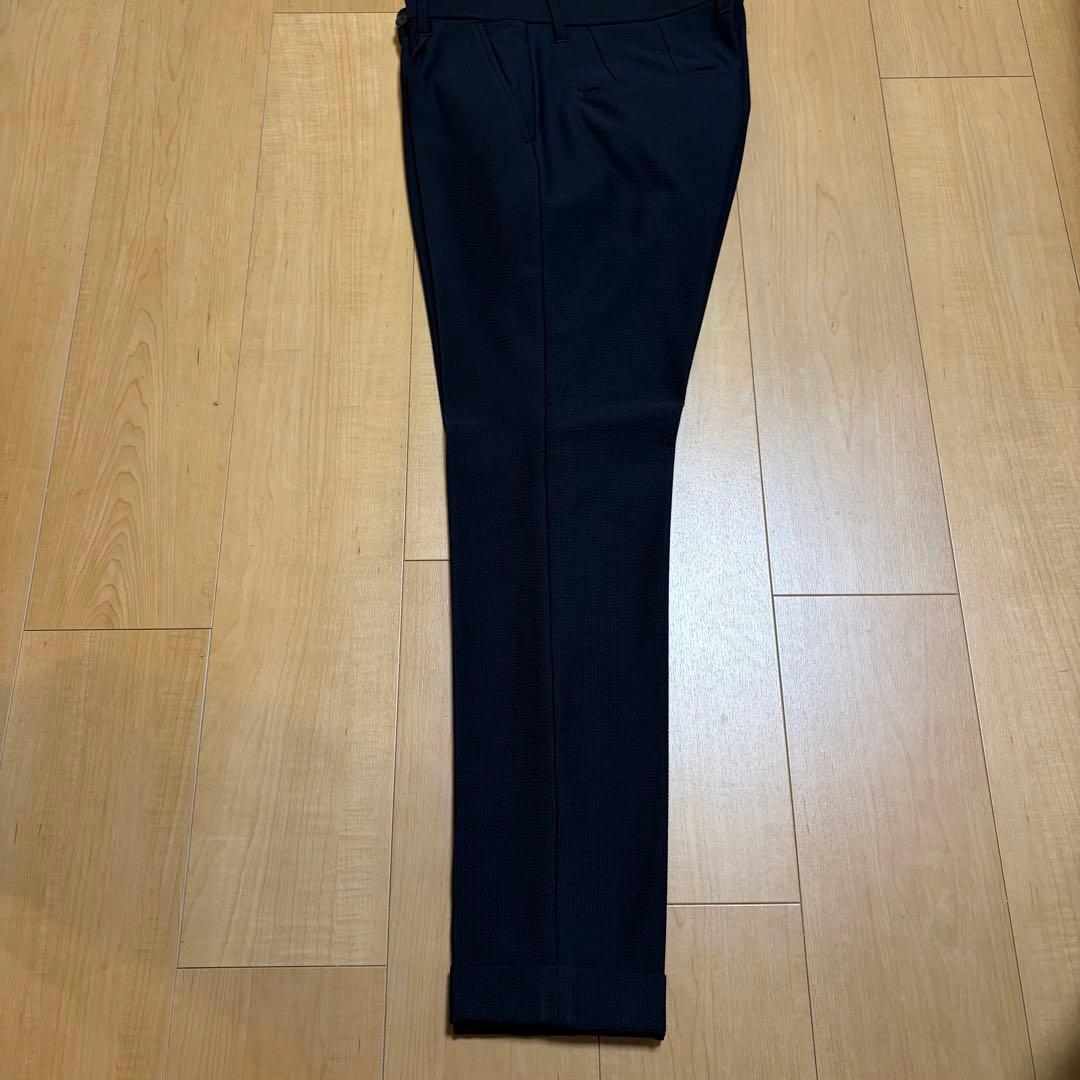 1 piu 1 uguale 3 黒 シアサッカーセットアップ