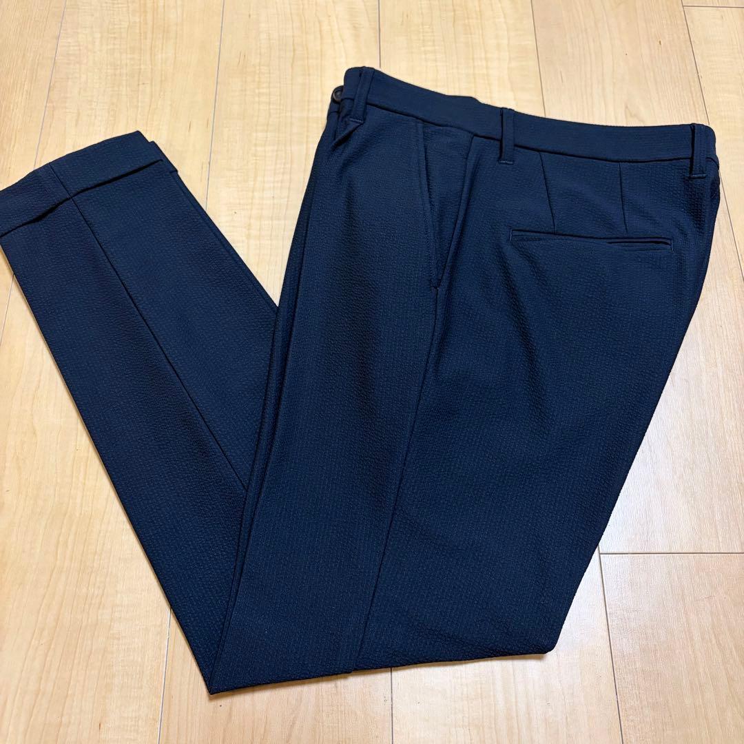 1 piu 1 uguale 3 黒 シアサッカーセットアップ