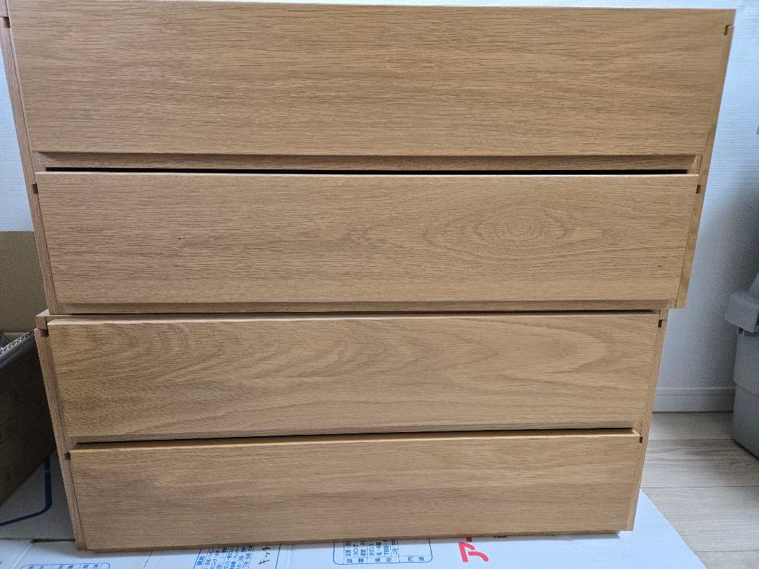 無印良品　ステンレスユニットシェルフ用・引き出しボックス