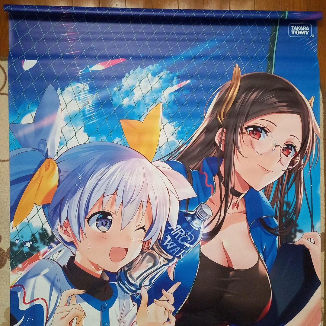 [非売品]ウィクロス 特大タペストリー「タマ＆アークゲイン」