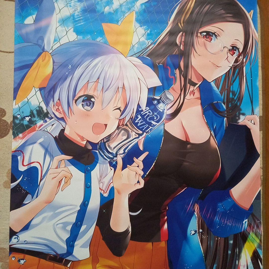 [非売品]ウィクロス 特大タペストリー「タマ＆アークゲイン」