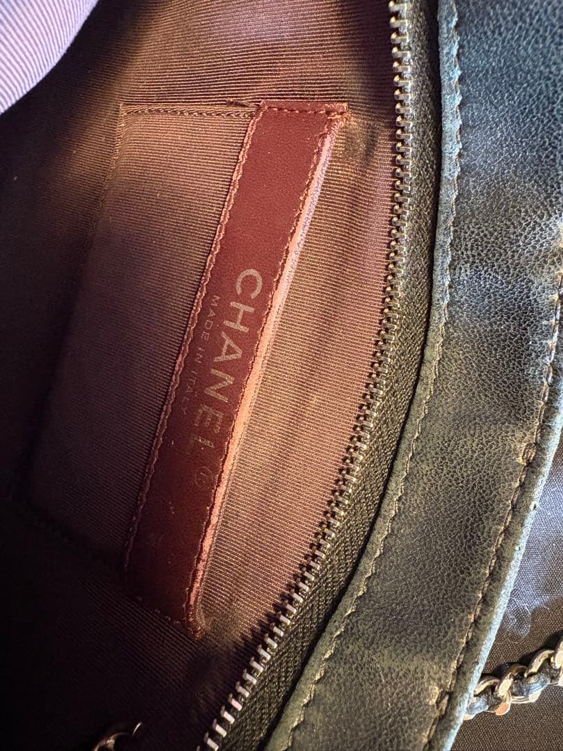 最終大幅値下げ！激レア⭐︎CHANEL ブラック レザー チェーンショルダーバッグ