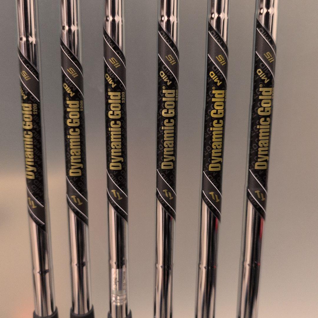 Dynamic Gold MID 115 アイアンシャフト 6本セット