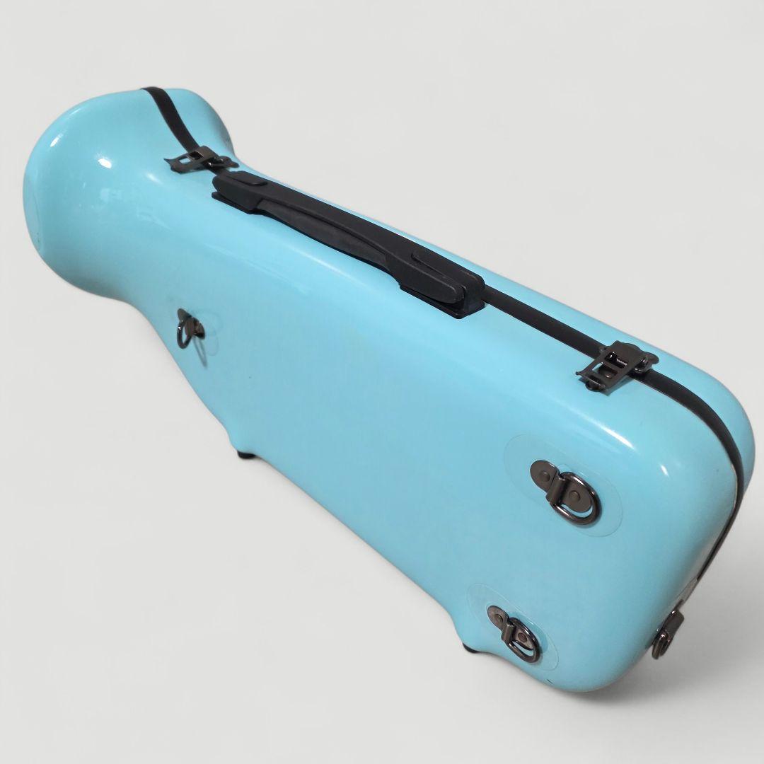 C.C.シャイニーケースII トランペット ハードケース アクア 楽器ケース