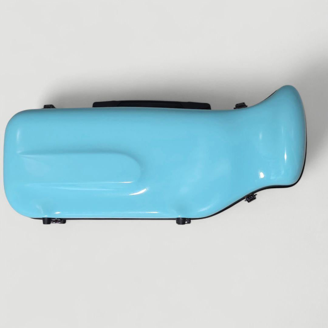 C.C.シャイニーケースII トランペット ハードケース アクア 楽器ケース