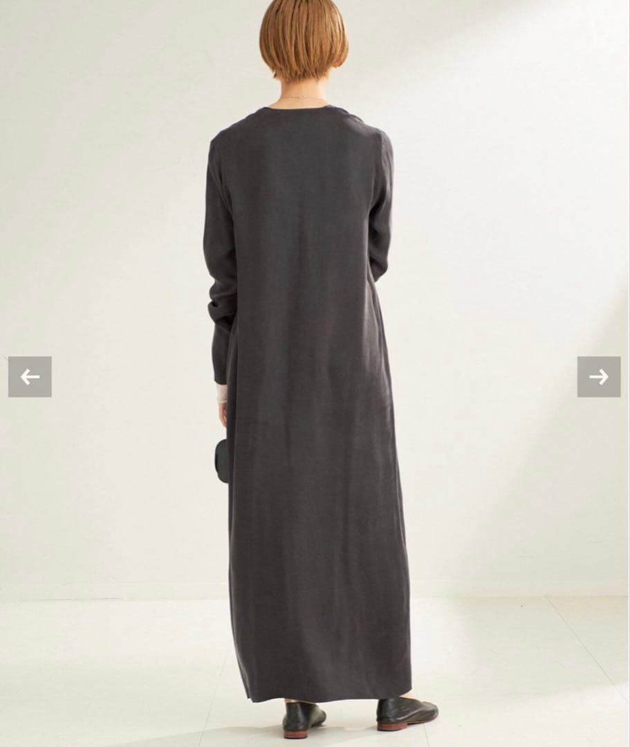 新品　Plage　Fibril ワンピース　ブラック　38