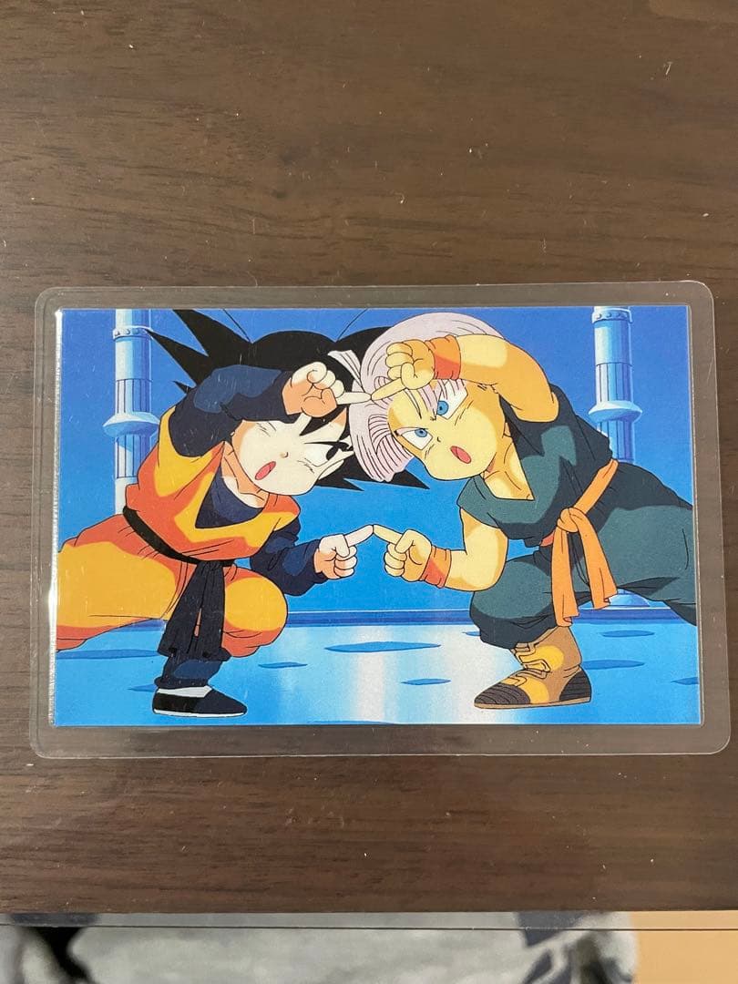 希少品 美品 Dragon Ball Z(孫悟天・トランクス) ラミネートカード