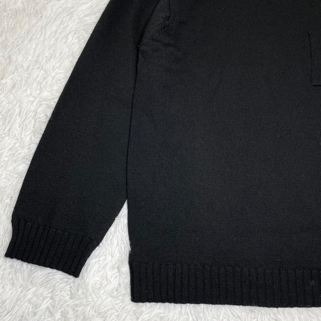 【美品】ジョンスメドレー　タートルネックニット・セーター・ウール・MED・M