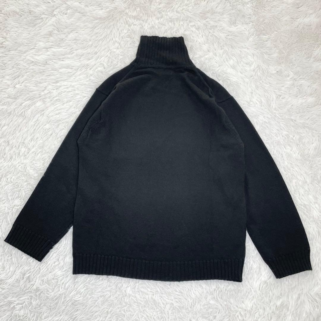 【美品】ジョンスメドレー　タートルネックニット・セーター・ウール・MED・M