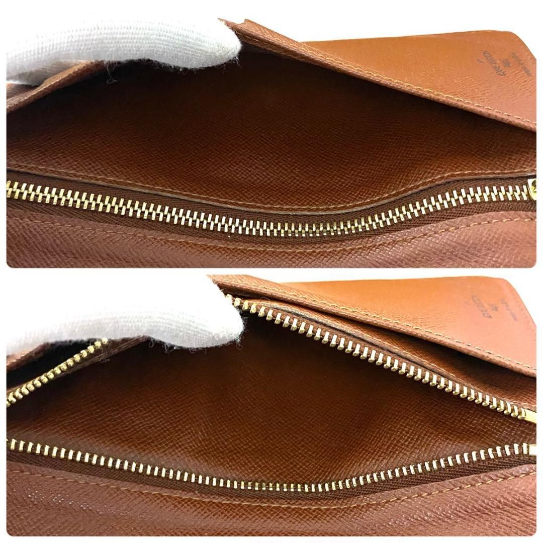 ルイ ヴィトン◎モノグラム コンチネンタル がま口 長財布 ブラウン 茶色