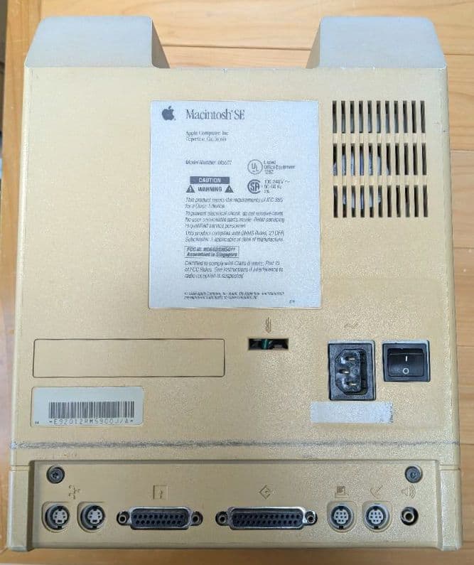 Macデスクトップ Apple Macintosh SE