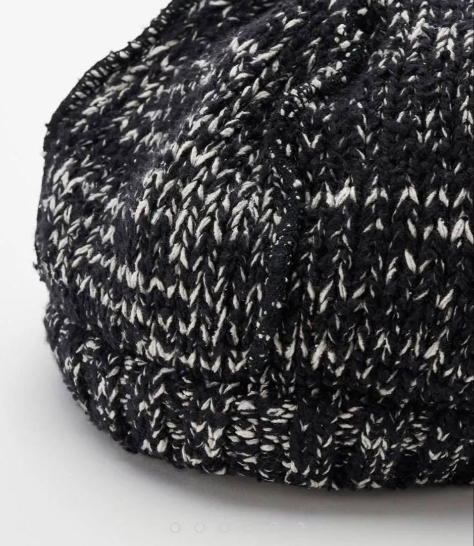 【kijina takayuki】25AW 新品 帽子BLACK×WHITE