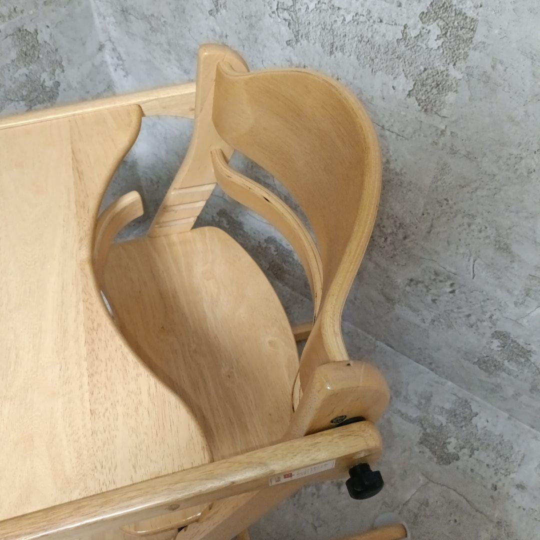 【美品】大和屋 すくすくチェア イーエヌ テーブル&ガード ナチュラル