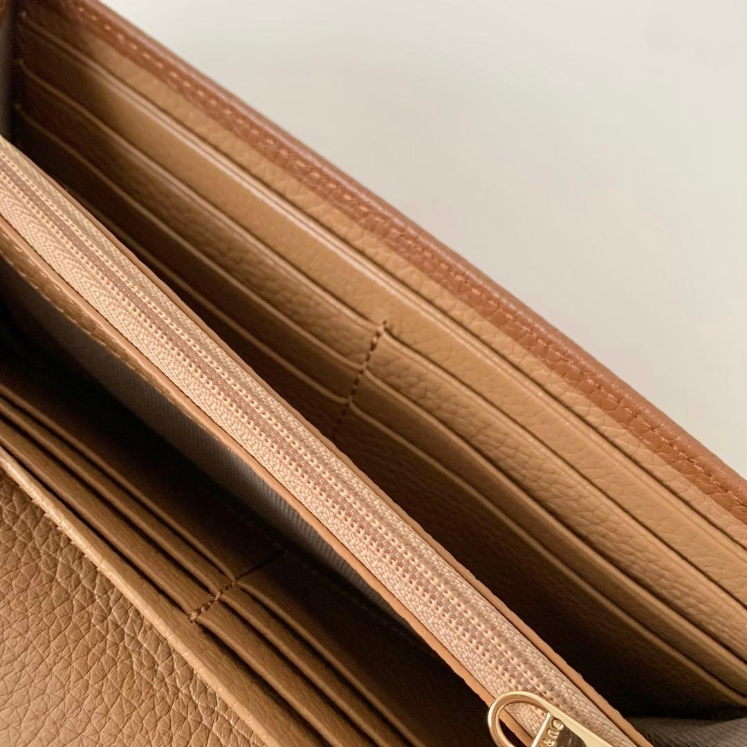 【FURLA】フルラ　ダフネ　長財布　ロングウォレット　ブラウン　ほぼ新品