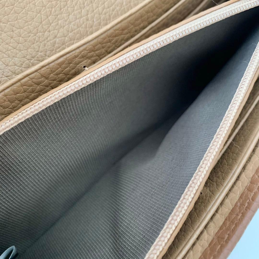 【FURLA】フルラ　ダフネ　長財布　ロングウォレット　ブラウン　ほぼ新品