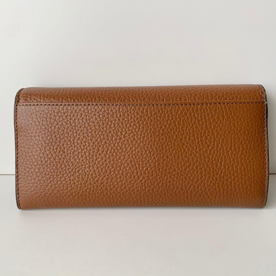 【FURLA】フルラ　ダフネ　長財布　ロングウォレット　ブラウン　ほぼ新品