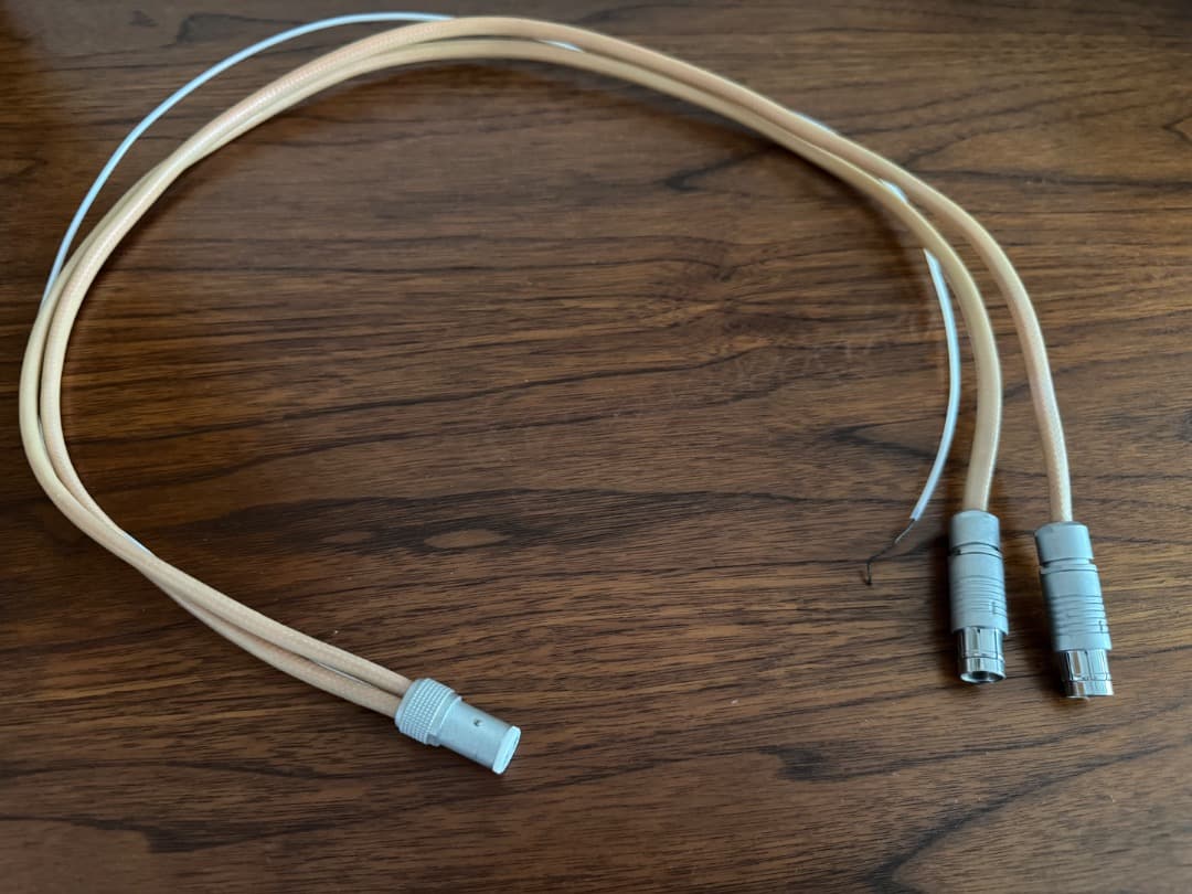 cello用 アナログ 〜Fischerケーブル 銀単線 0.75m