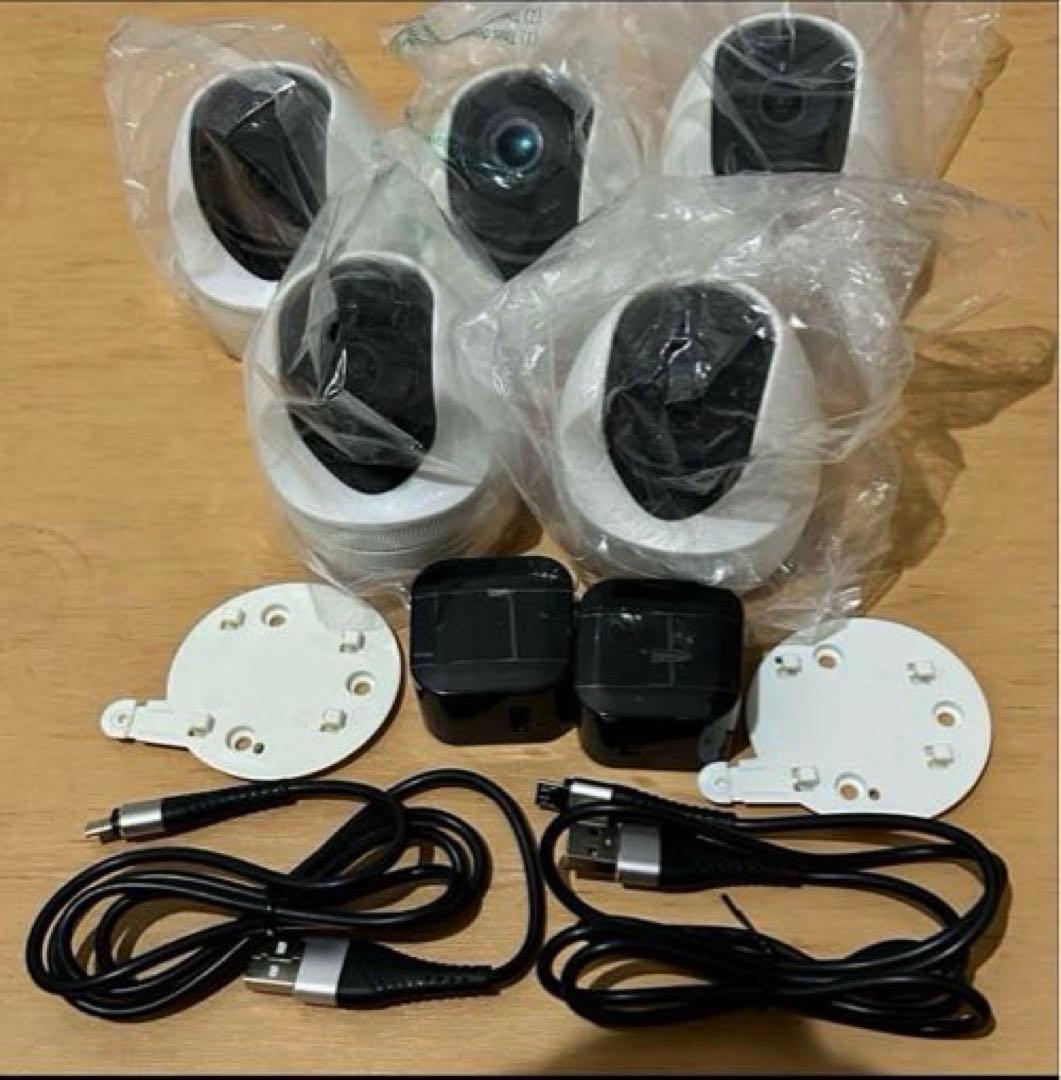 QBiC CLOUD 監視カメラ 5台セット-見守り＆防犯