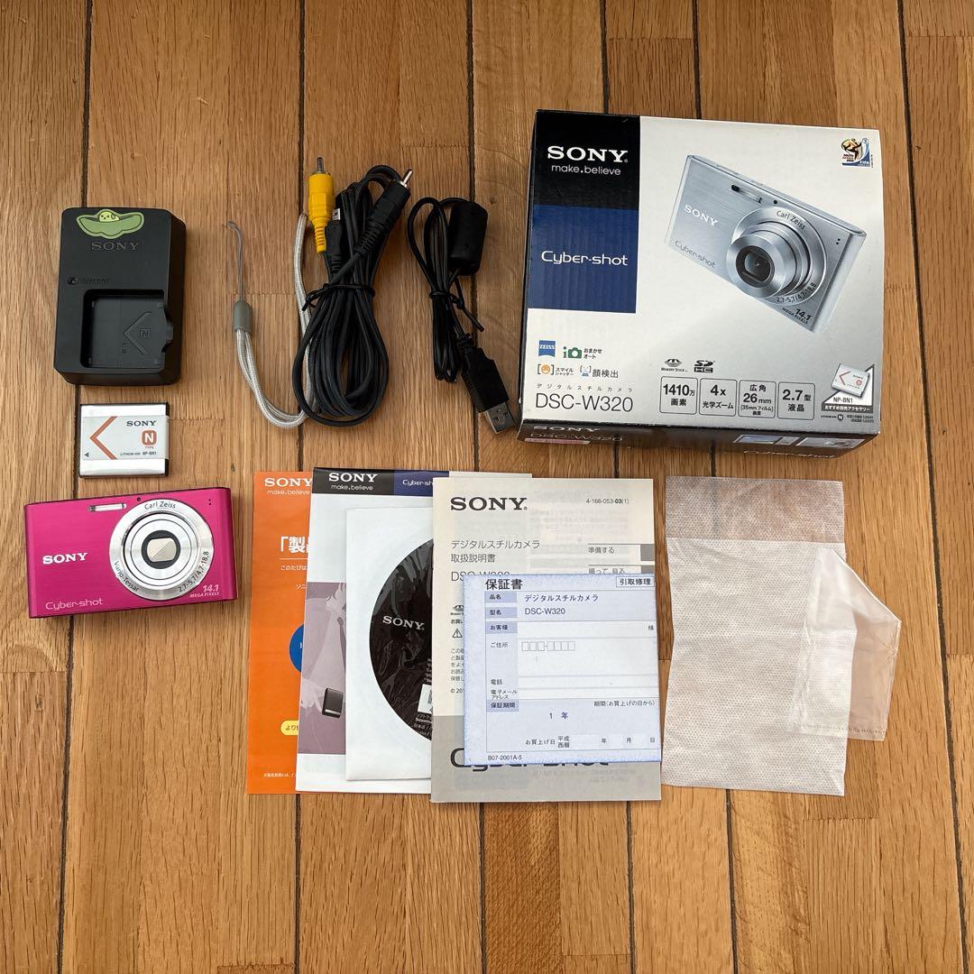 SONY Cyber-shot DSC-W320 ピンク コンパクトデジカメ