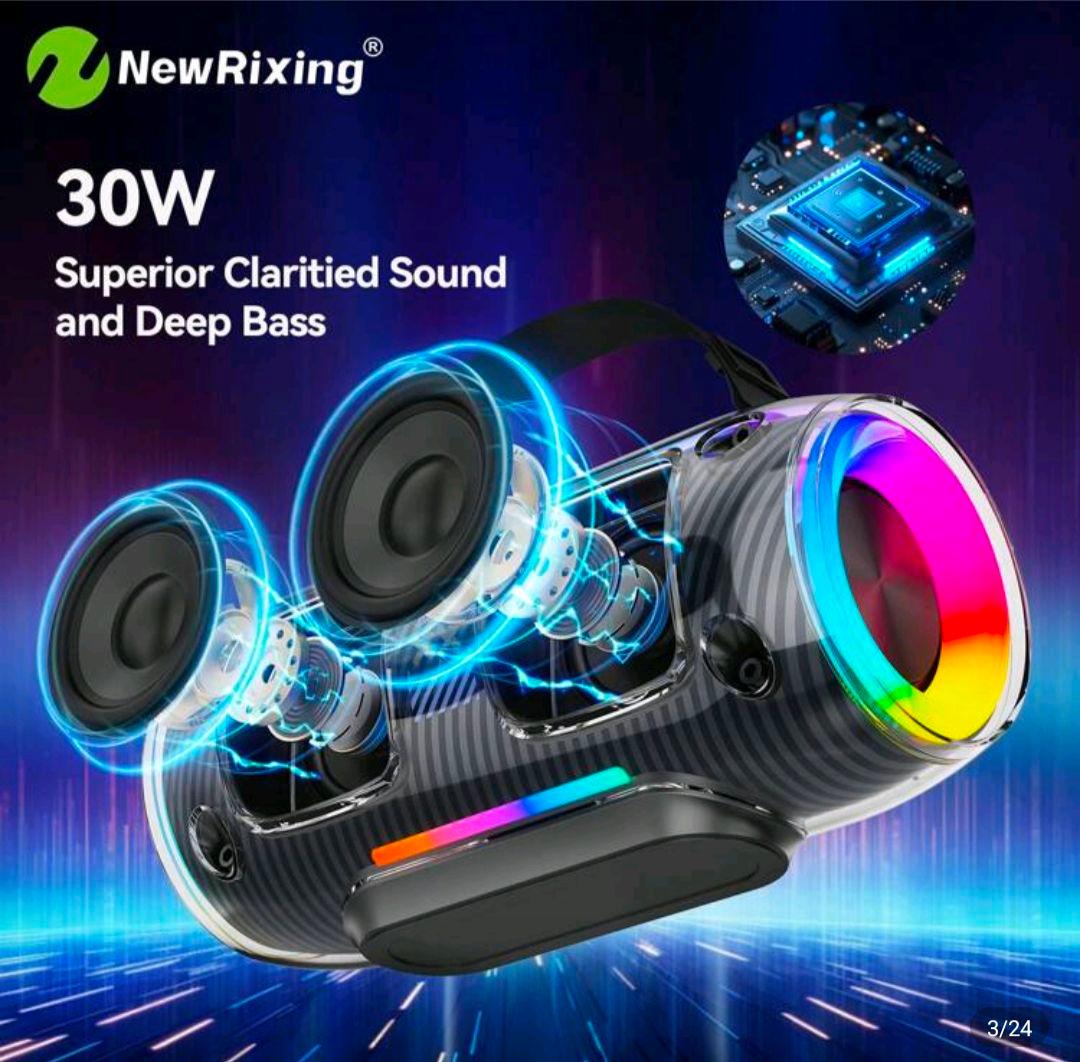 NewRixing ワイヤレススピーカー 30W