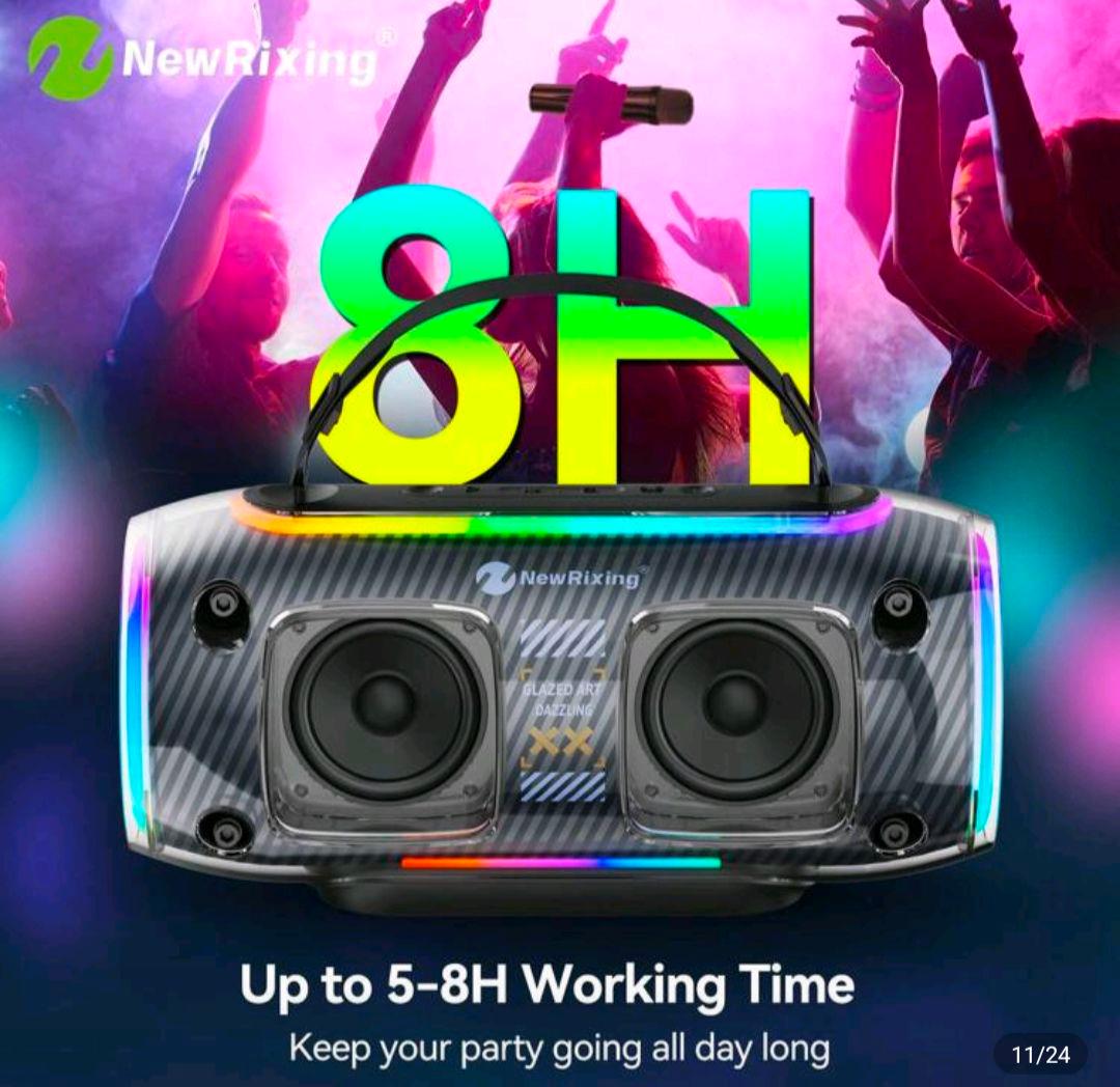 NewRixing ワイヤレススピーカー 30W