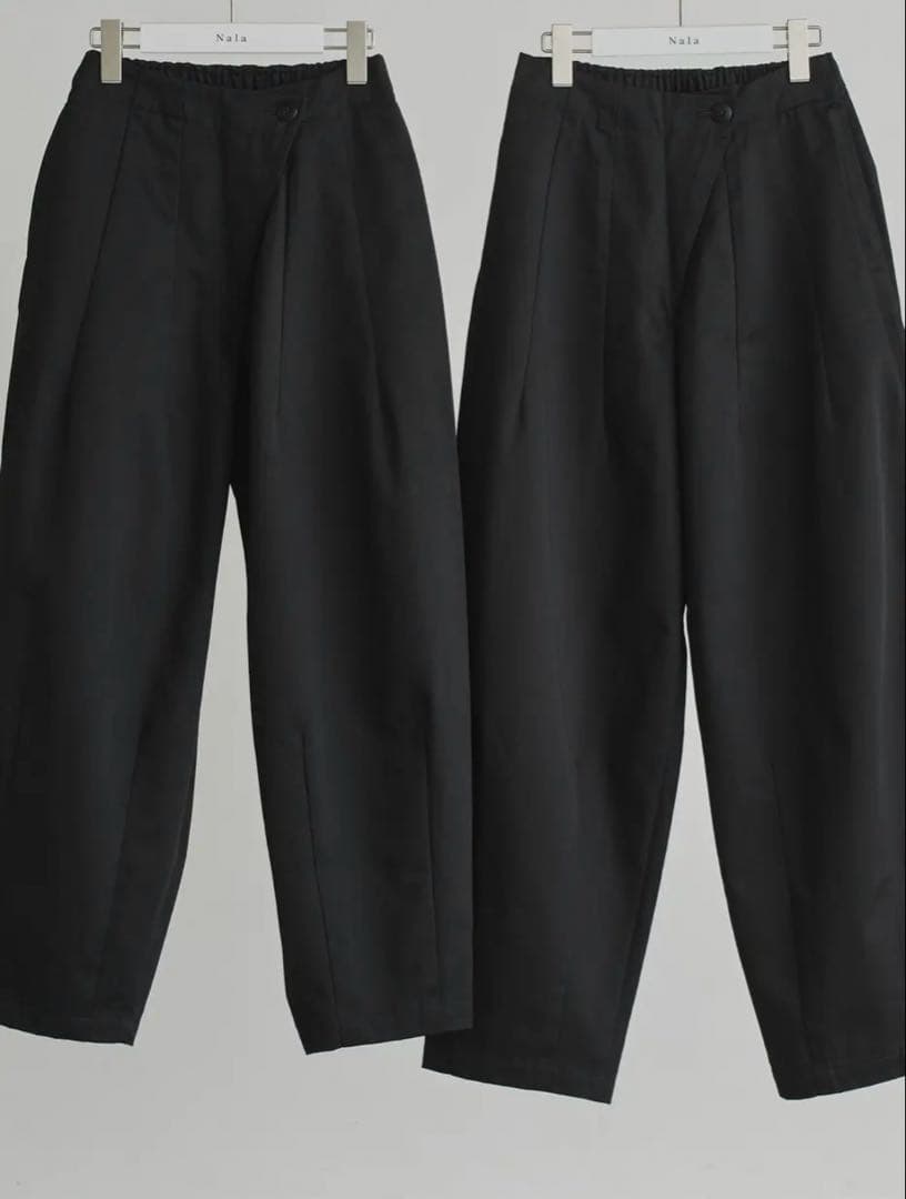 【未使用】Nala コクーンチノパンツL cocoon chino pants