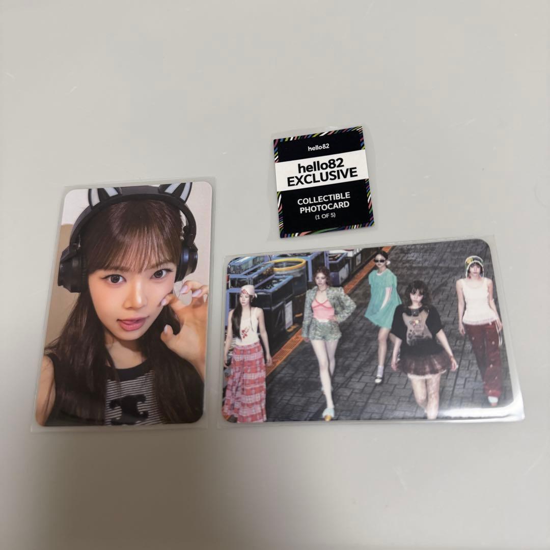 lesserafim ウンチェ hello82 トレカ