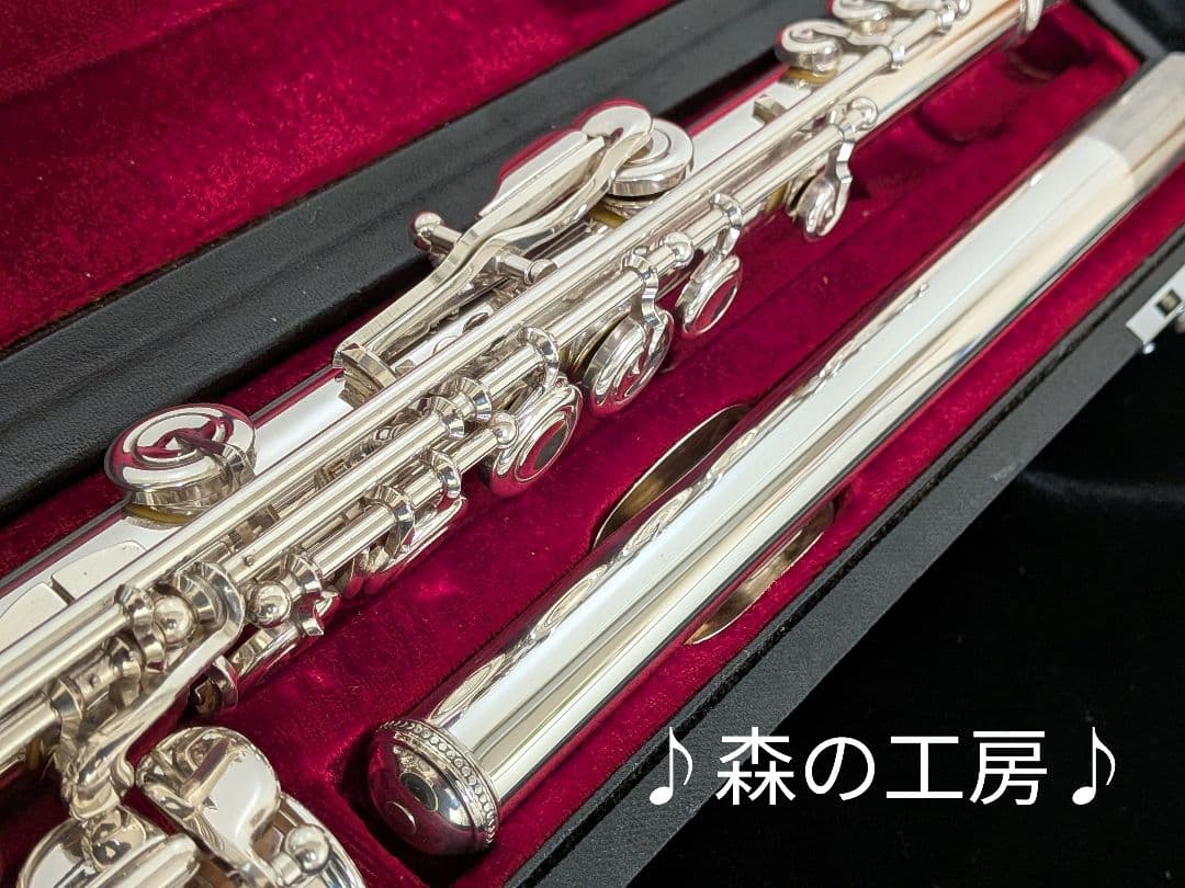 中古フルート専門店‼️部活応援‼️リップ銀製 ヤマハフルートYFL351 Eメカ