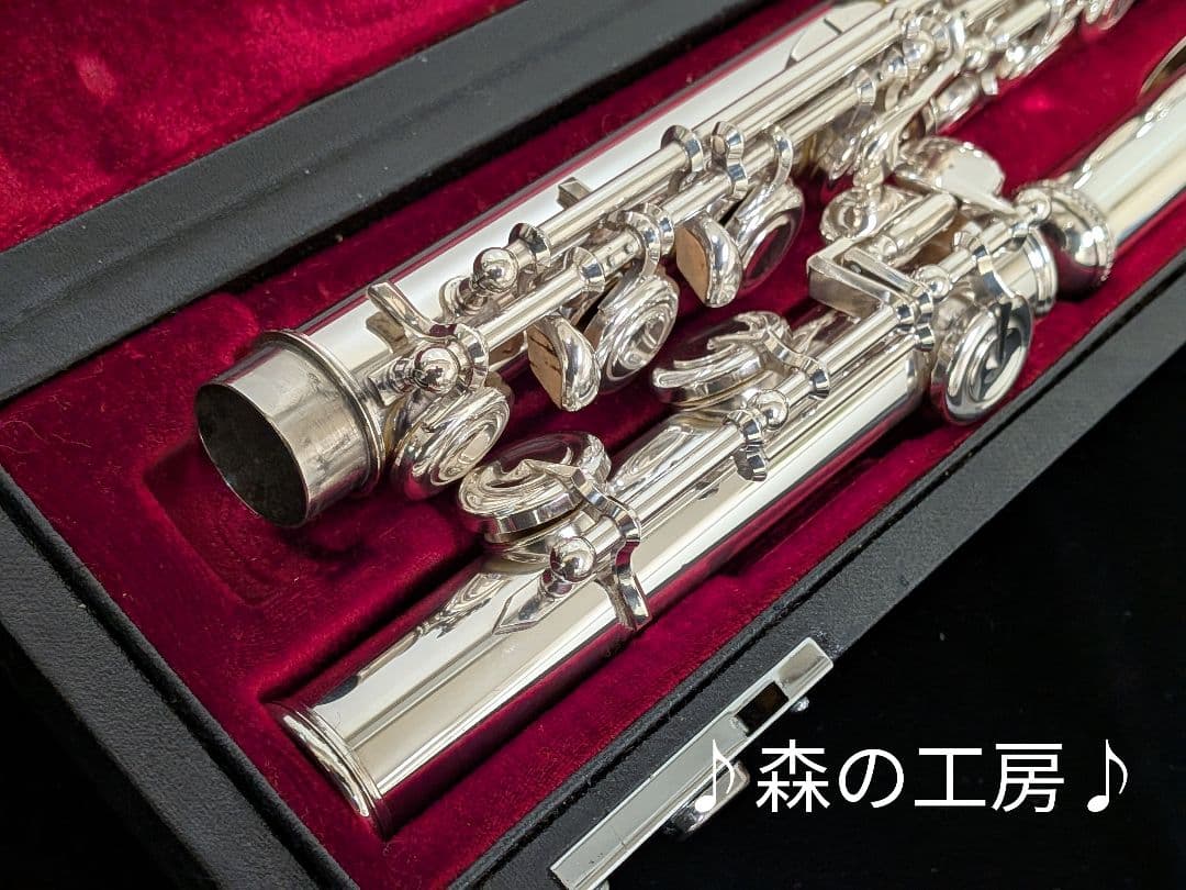 中古フルート専門店‼️部活応援‼️リップ銀製 ヤマハフルートYFL351 Eメカ