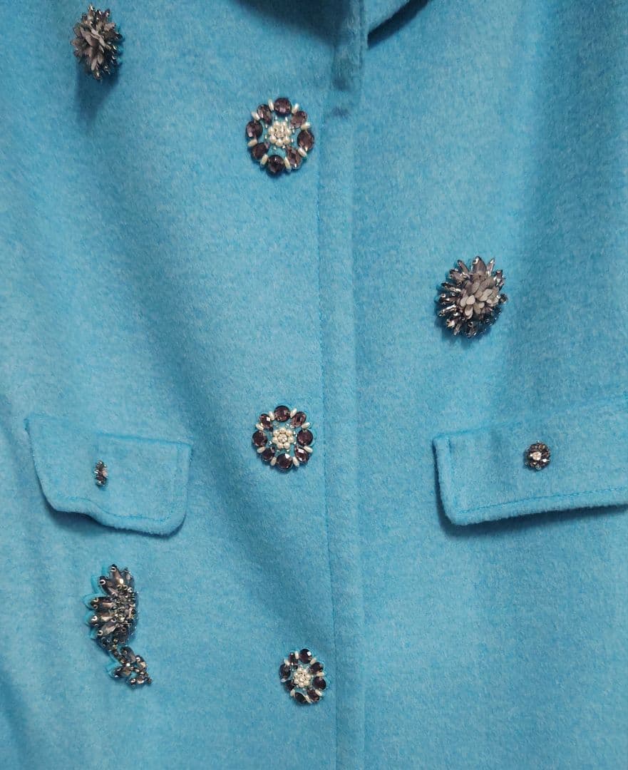 専用です★スーパービューティー★新品未使用★ターコイズコート★サイズ42