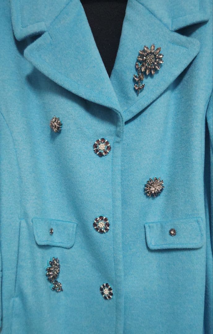 専用です★スーパービューティー★新品未使用★ターコイズコート★サイズ42